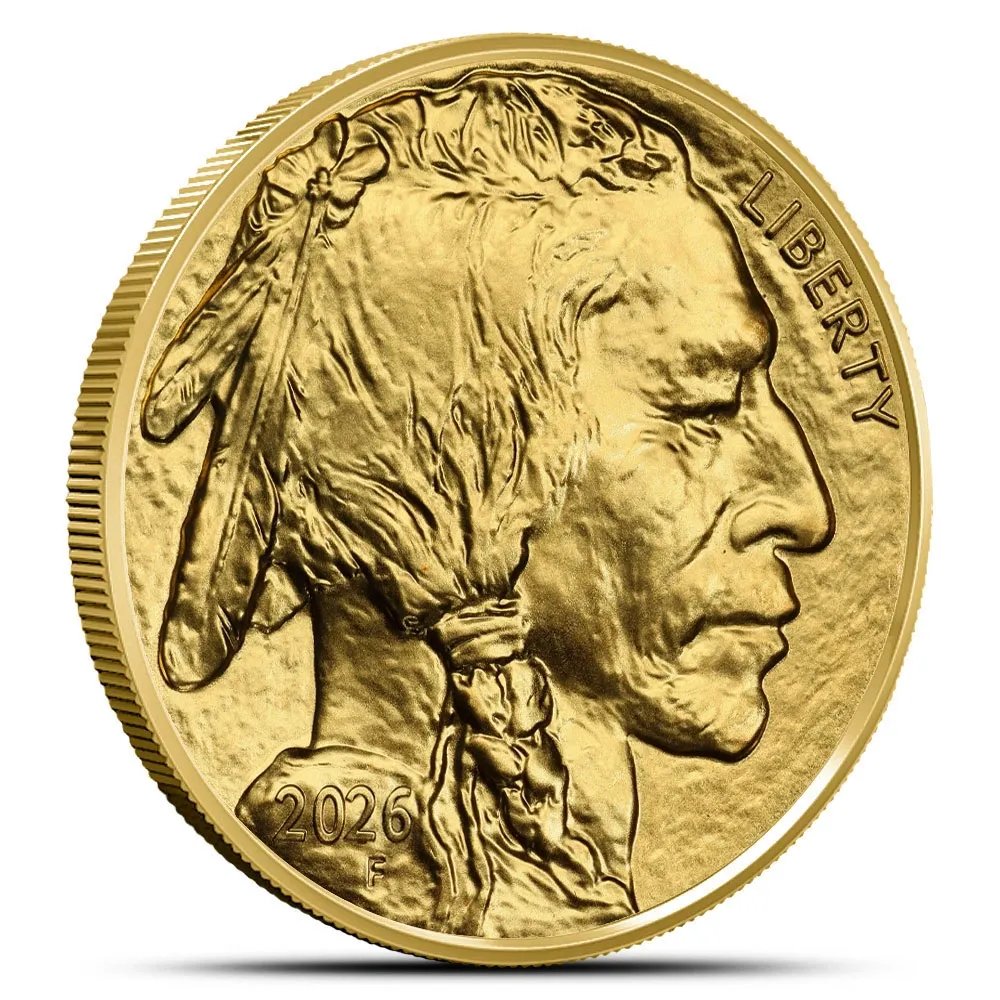 1 oz Gold American Buffalo obverse