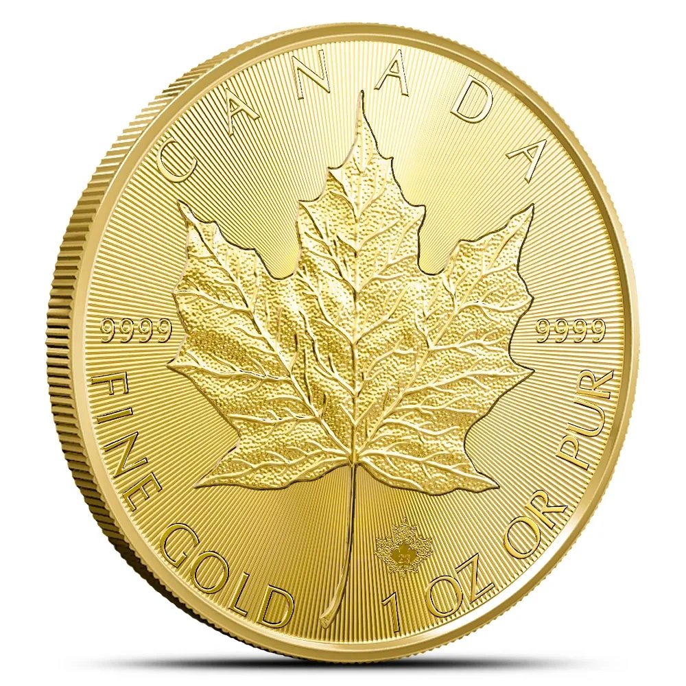 Gold Canadian Maple Leaf