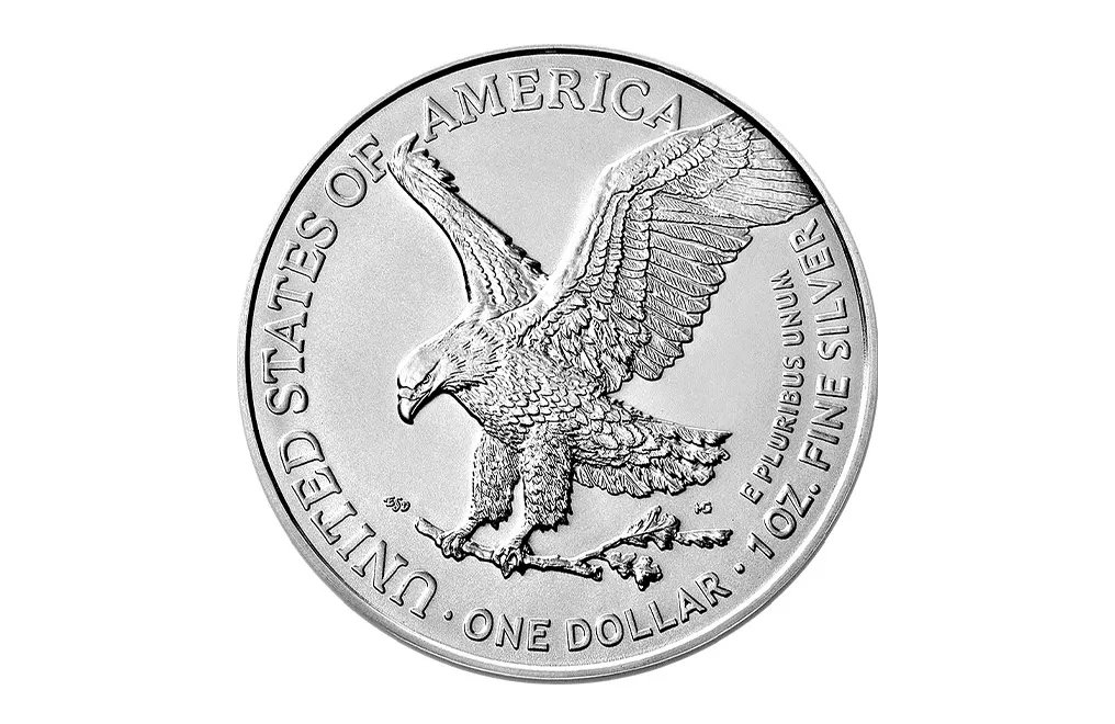 1 oz Silver American Eagle reverse
