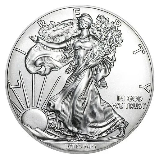 1 oz Silver American Eagle obverse